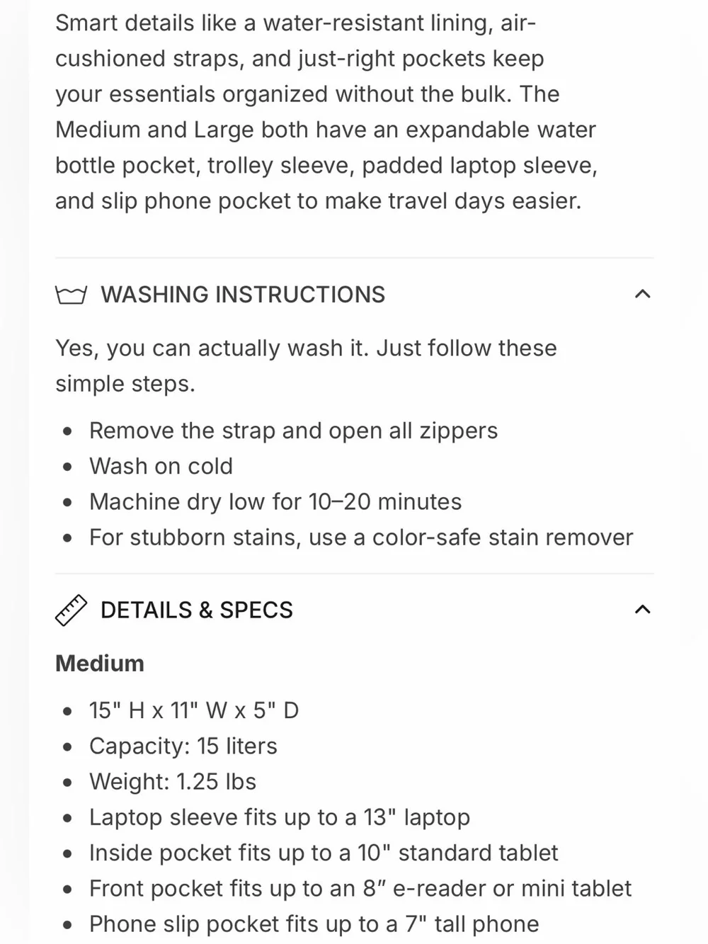 Canvelle Backpack Medium